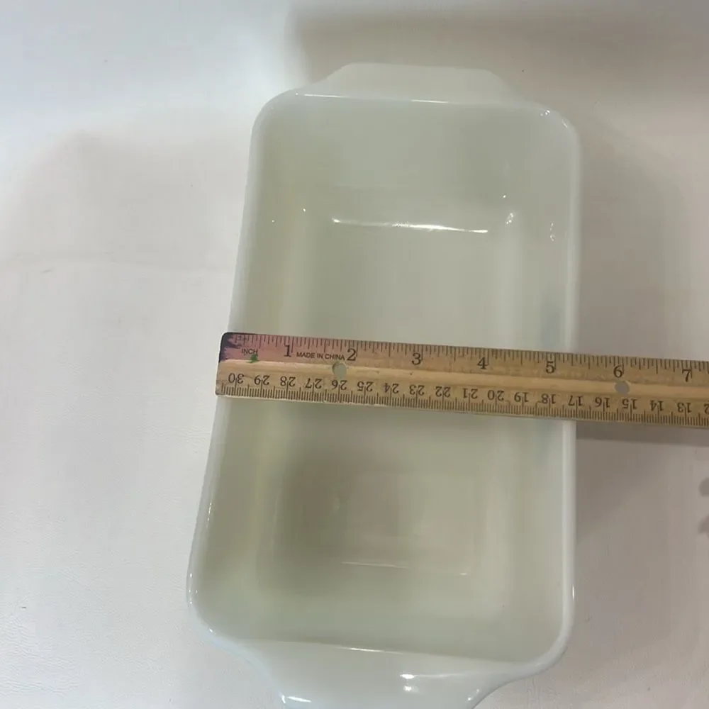Anchor Hocking Fire King 1 qt Loaf Pan Casserole 441 Oven Proof Vintage Blue